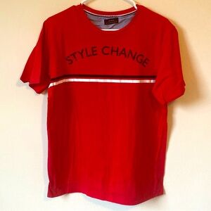 Zara Red Graphic Tee